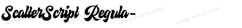 ScalterScript Regula字体转换 ScalterScript Regula字体转换